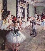 Edgar Degas The Dance Class oil on canvas